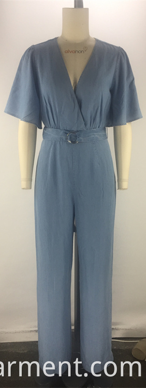 fashion short sleeve jumpsuit